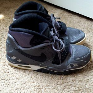 2011 Nike Air Trainer SC 2 Metallic Dark Grey Sz 8 Basketball Shoes